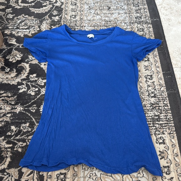 L’agence size xs Cory Short Sleeve Crew Neck Tee in Surf Blue - Picture 2 of 5
